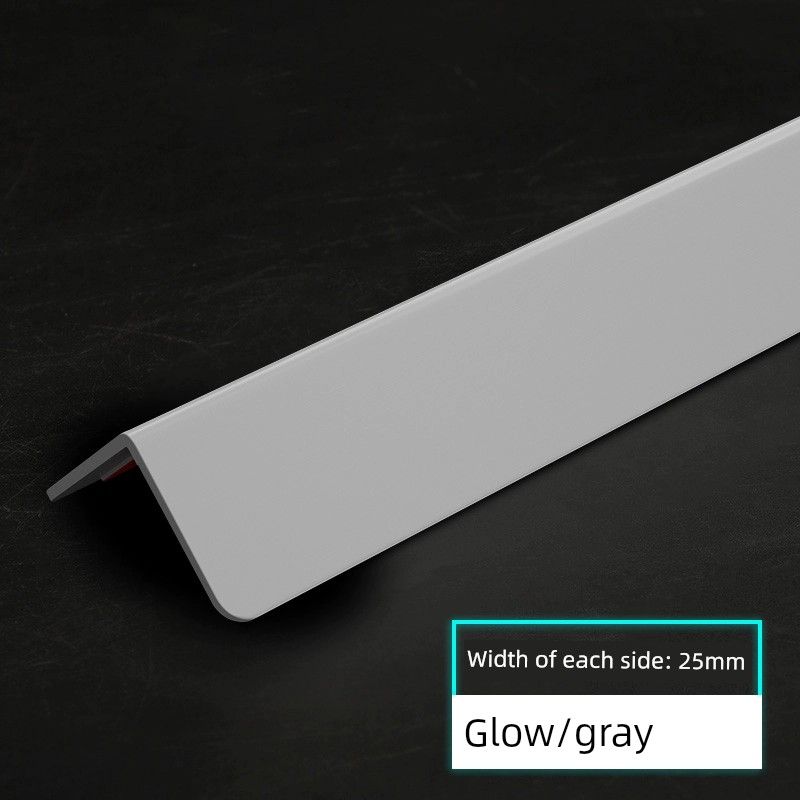 PVC Corner Wall Protector Protection Bar Bumper Strip Corner Corner Protection Strip Corner Protection Tile Living Room Decoration Right Angle Trim