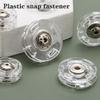 10Pcs Plastic Snap Buttons Invisible Sewing Button Fasteners For Handmade Garments Clothing Repair Sewing Accessories