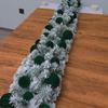 Decorative Rattan Garland Long-Lasting High-Density Flocked Garland Snowfall Ornaments High-Density Christmas Decorative Rattan
