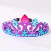 Elsa Frozen Blue Rhinestone Pearl Crown Headband for Children