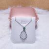 Women's Imitation Chalcedony Buddha Pendant Necklace - New Chinese Style Clavicle Chain Trend.
