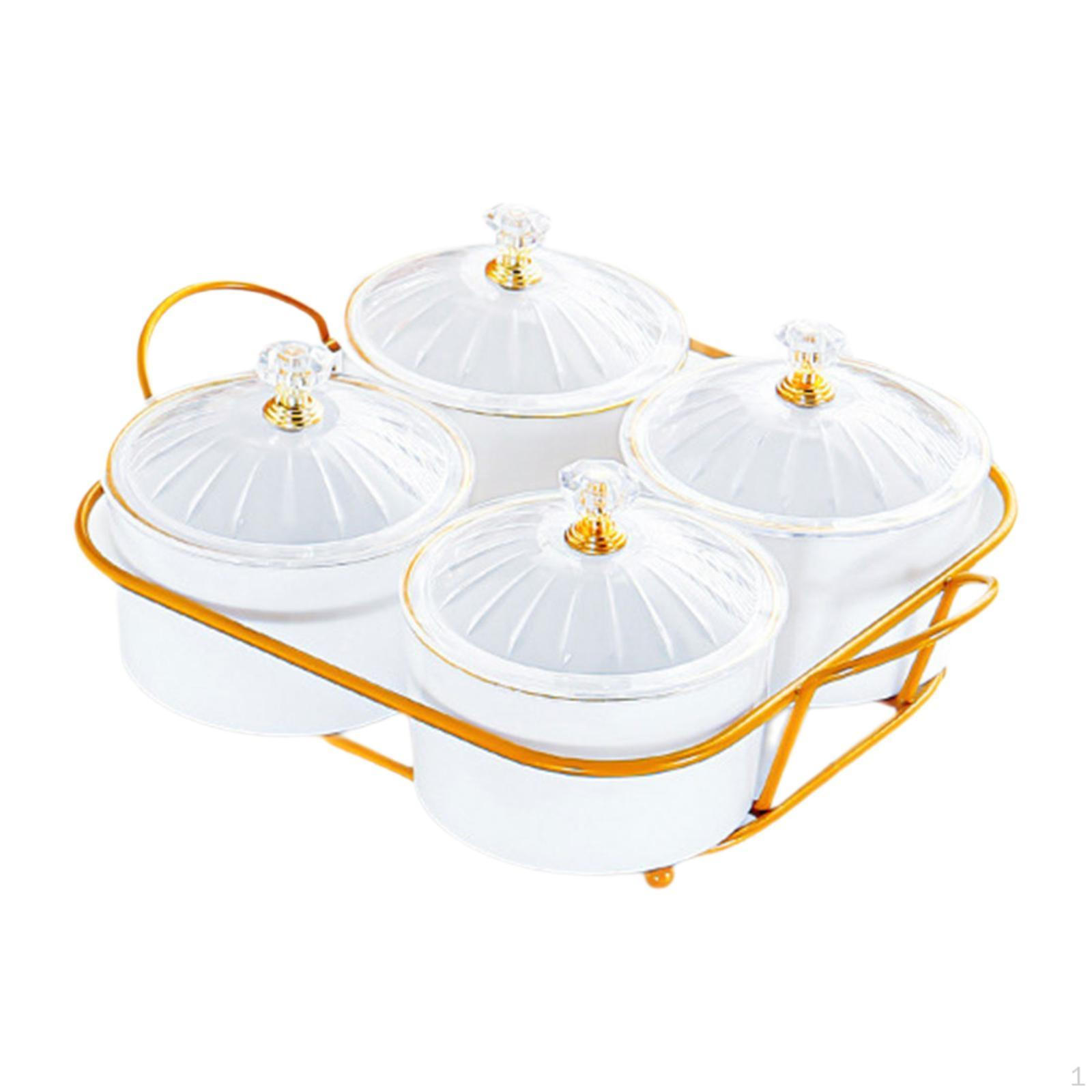 

Закуска Еда Дисплей Блюдо Поднос Разделенные Сервировочные Блюда Тарелка для Сухофруктов Главная 4 Grids