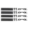4Pcs Roof Drip Rack Removal Cover Clips With Screws Acces 75596-35020 For Toyota FJ Cruiser 07-14 RAV4 Lexus 63185-42020-A74F