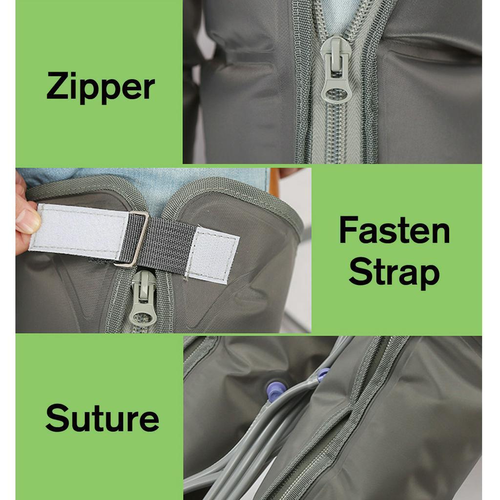 New 6 Air Chambers Leg Compression Massager Arm Waist Legs Pneumatic Vibration Therapy Air Wraps Body Relax Pain Relief Massage