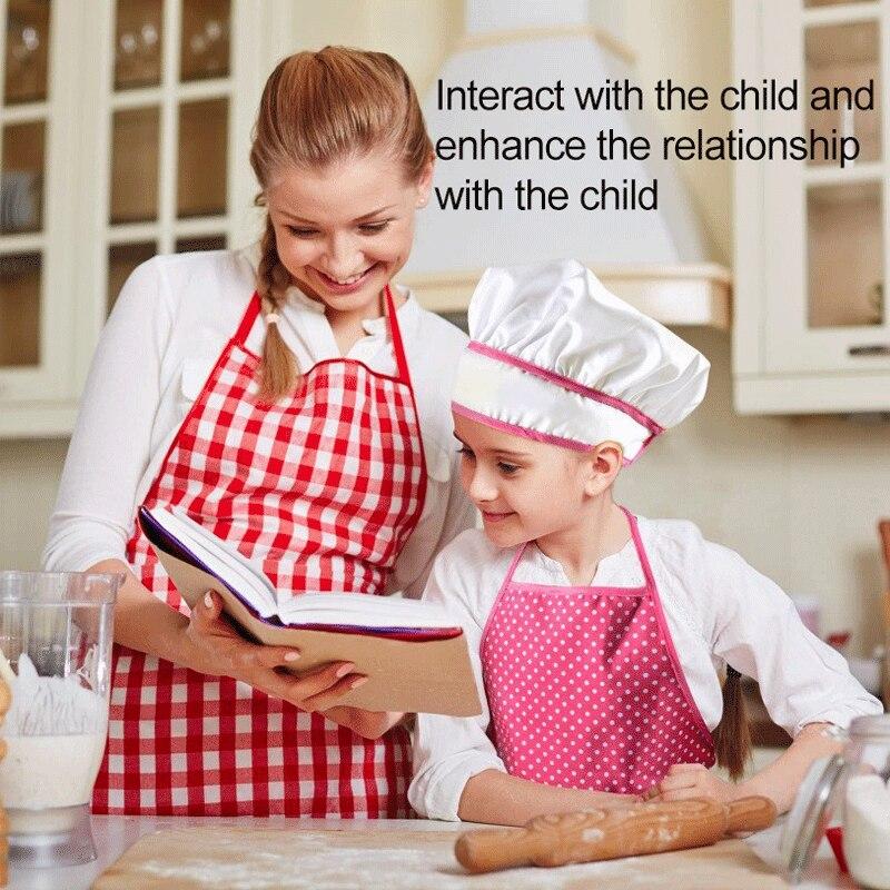 11Pcs Kids Cooking Baking Set Chef Set, Includes Apron For Girls, Chef Hat, Mitt & Utensil Gifts For 3-10 Year Old Kids