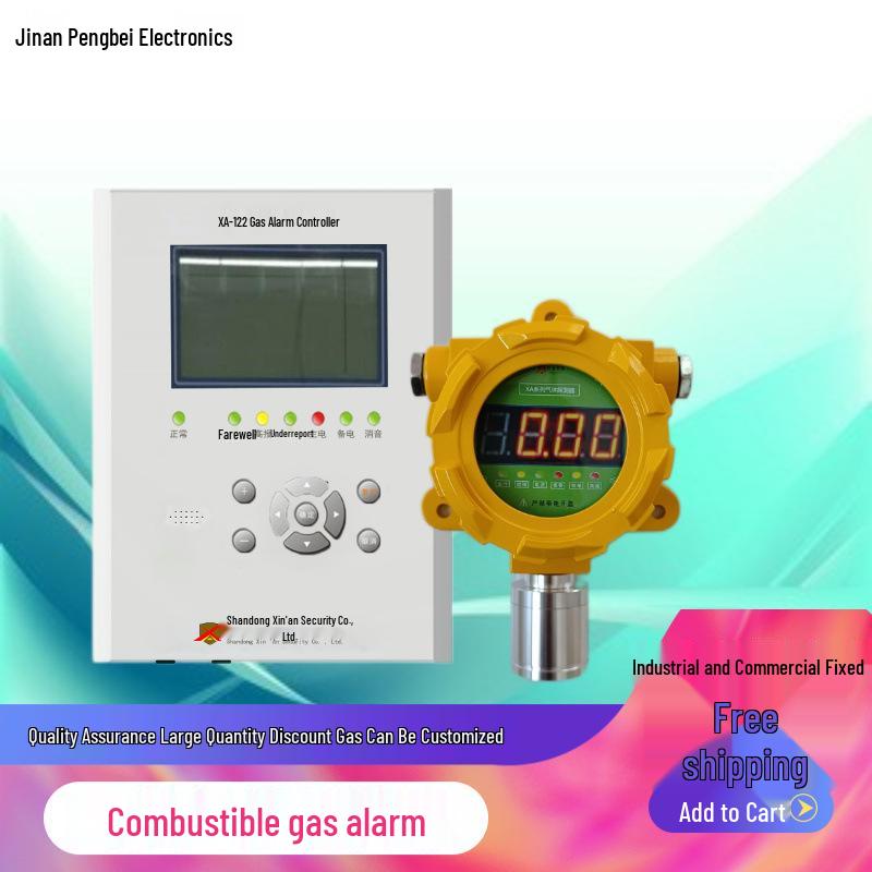 Combustible & Toxic Gas Detector: Oxygen, Carbon Monoxide, Hydrogen Sulfide Alarm