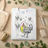 Funny Chicken Egg Shirt Farm Animal Graphic Tee for Country Nature Lovers A427