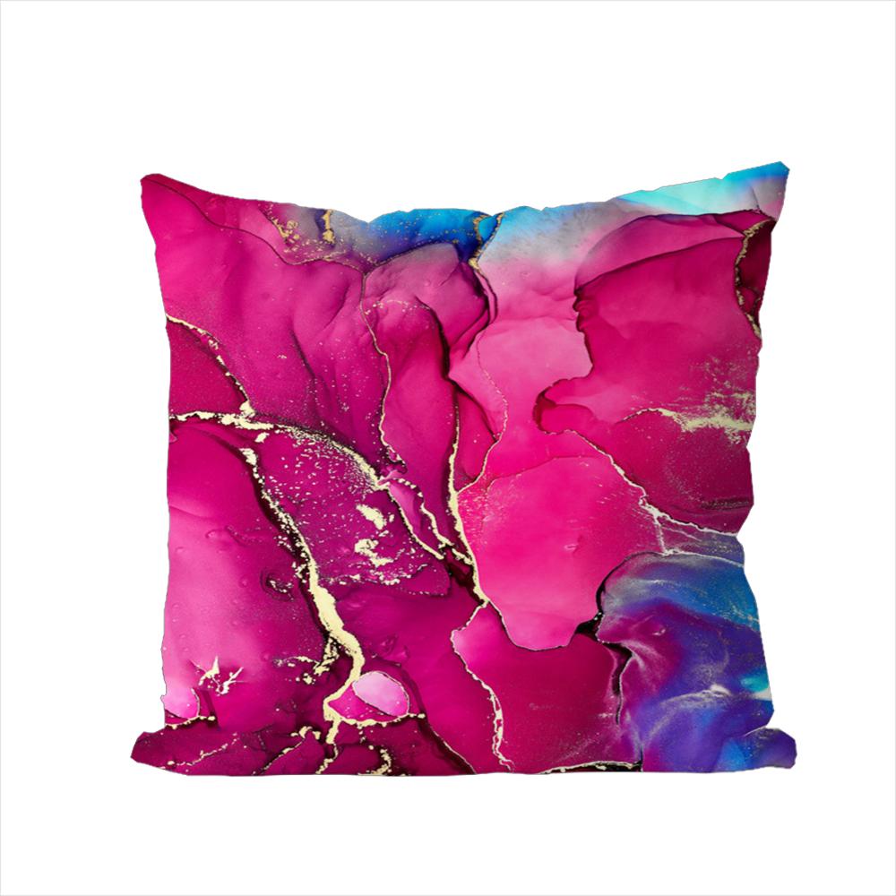 Marble Pillow Case For Car Sofa Decorative Home Doublesided Print Plush Square Throw Pillow Cushion Cover
