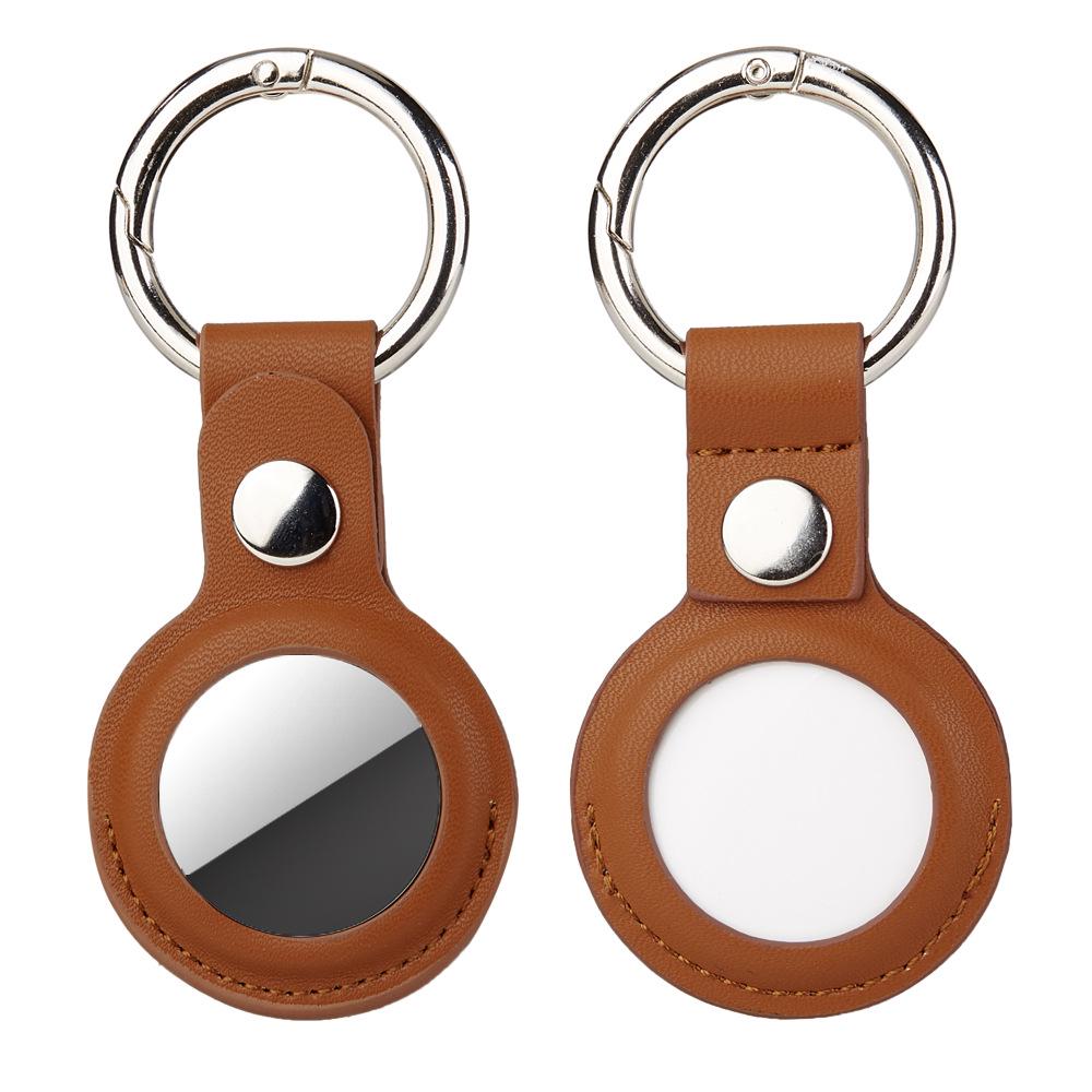 Leather Protective Case for Apple AirTag Tracker