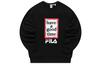 Men's FILA Have A Good Time Collection Sweatshirts Unisex Black Crew Neck Moderate