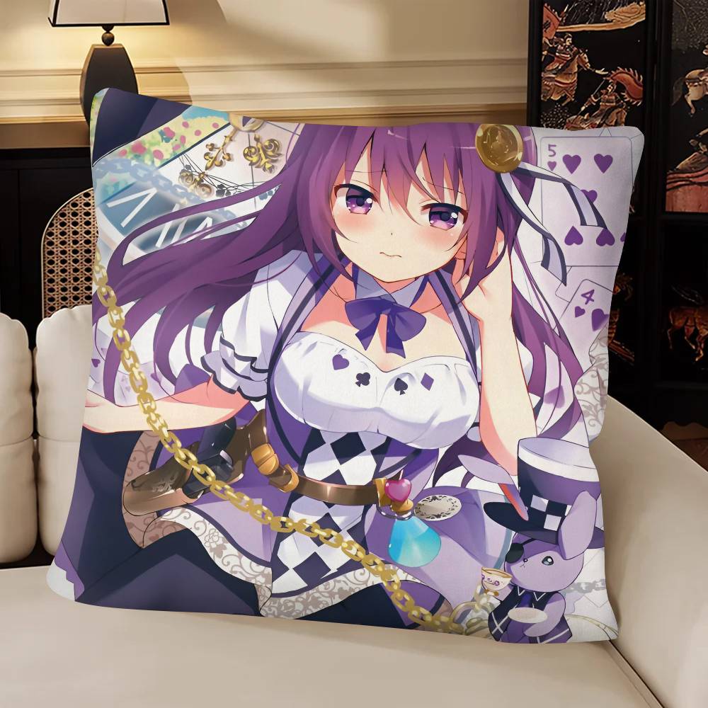 Anime IIs The Order A Rabbit Pillow Case Fashion Square Pillowcase Bedroom Sofa Room Ins Decoration Leisure