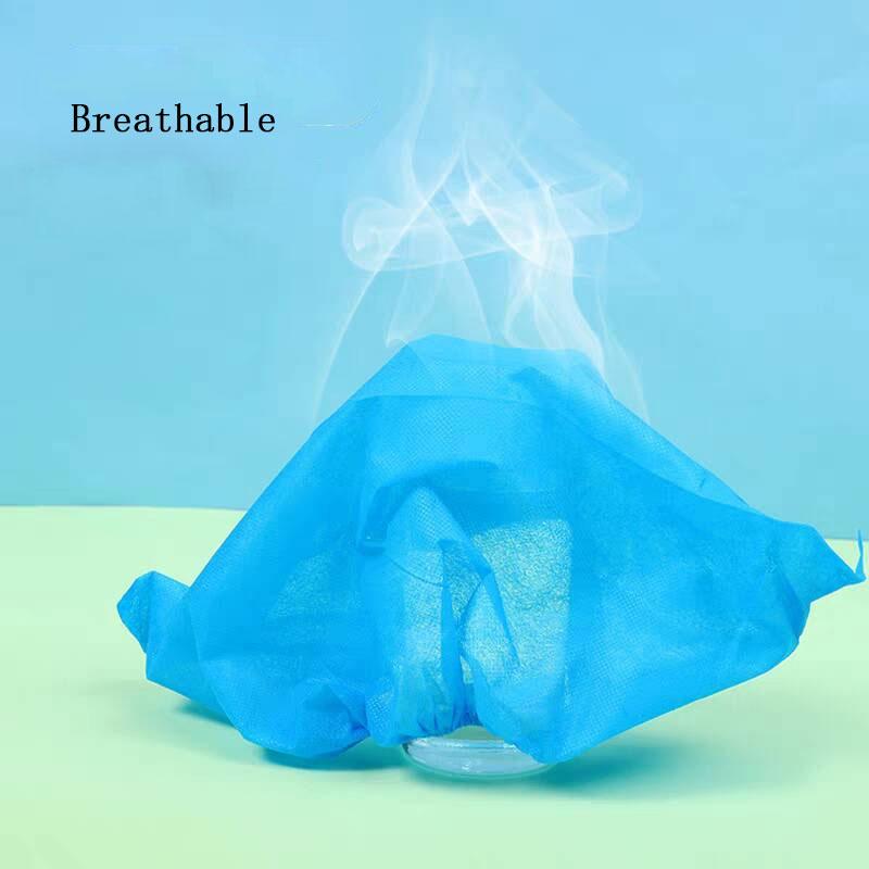 10 Pcs Disposable Indoor Shoe Covers Non-woven Fabric Shoe Covers Breathable and Durable Boot Covers Anti-slip and Dust-proof