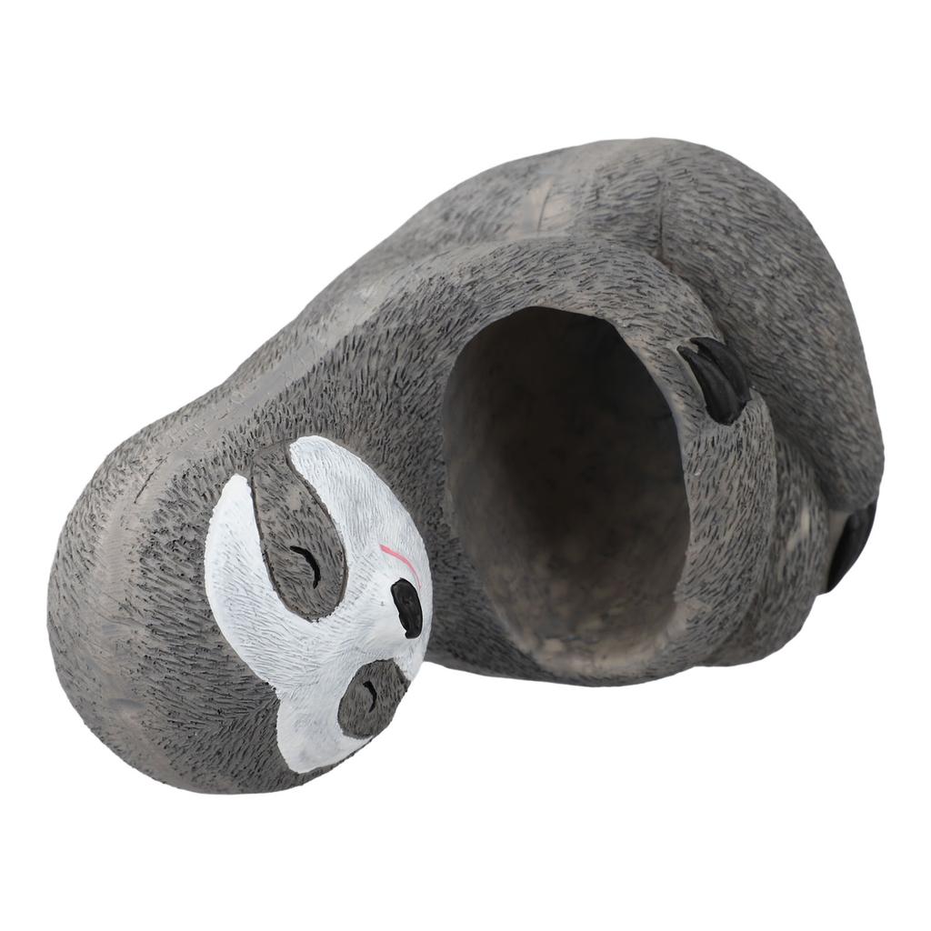 12.5*8.5cm Sloth Plant Holder Resin Sloth Succulent Holder Unique Home Accent Lightweight Resin Material Versatile Plant Display