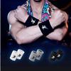 1PC Workout Wrist Strap Sweat Absorbent Breathable Athletic Support Brace Band Running Basketball Tennis Weightlifting Wristband