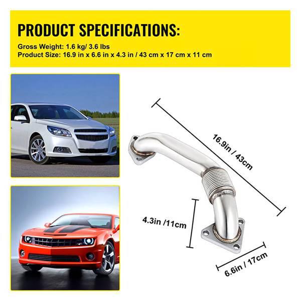 Fits 2001-2016 Chevrolet & GMC Duramax Exhaust Pipe