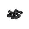 100Pcs Car Body Plastic Push Retainer Pin Rivet Fasteners Trim Moulding Clip Automotive Furniture