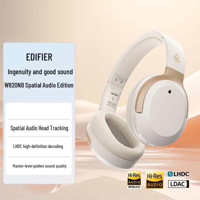 Edifier W820NB Spatial Audio ANC Bluetooth Headphones