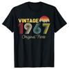 Vintage Originalteile 1967 Coole Baumwoll-T-Shirts Herren Mode Print T-Shirt Locker Übergröße Streetwear Hip Hop Unisex T-Shirt