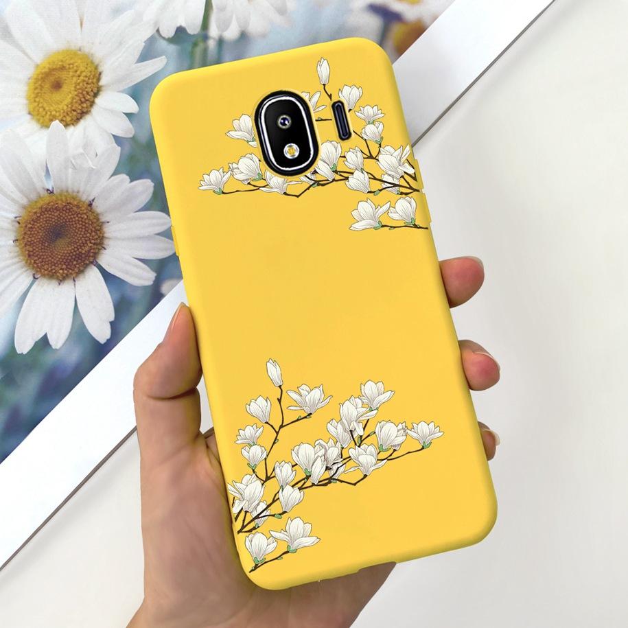 

Чехол для Samsung Galaxy J4+ J4 2018 J400F J415F Новый Модный Цветочный Матовый Funda Мягкий Силиконовый Чехол для Телефона Для Samsung J4 Plus Capa Samsung J4 2018 J400