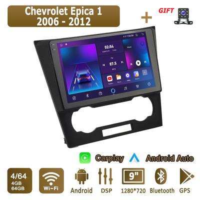 Android Carplay Autorádio Pro Chevrolet Epica 1 2006 - 2012 Multimediální Přehrávač Hlavní Jednotka Stereo GPS Navigace BT WIFI 4+64GB