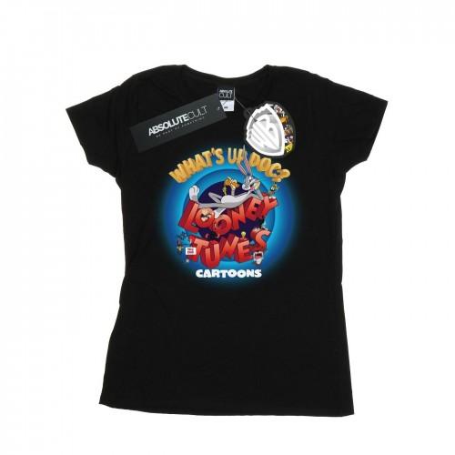 Looney Tunes Womens/Ladies Cartoons What´s Up Doc Circle Cotton T-Shirt