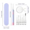 Luminous Ear Spoon with Magnifier Ear Wax Removal Tweezer Ear Cleaner Earpick LED Light Endoscope Penlight Rechargeable Ear Care