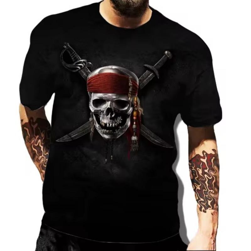 Men's T-Shirt Quick Drying Tops Summer Fashion Street Short Sleeve Tee Shirts 3D Graphic Print Tees Oversized Male Clothing