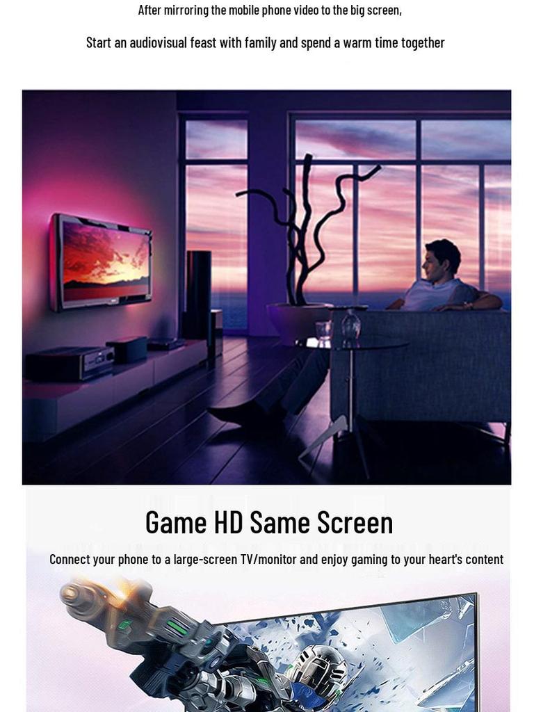 4K Ultra HD HDMI Wireless Audio & Video Screen Projector Transmitter