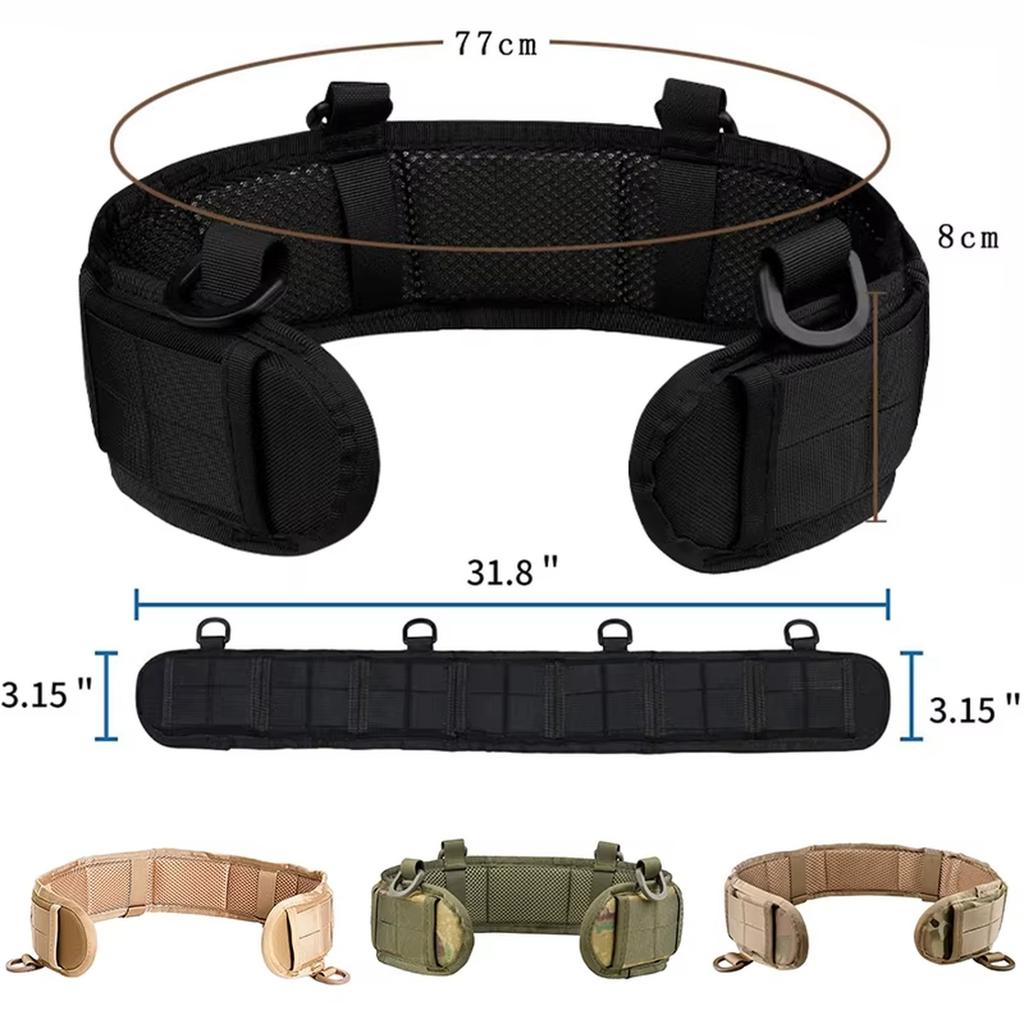 Waistband Outdoor Nylon Gear Belt Accessories Military War Belts Modular Molle Equipment