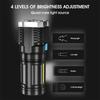 Cross-Border Quad-Core LED Rechargeable Flashlight with COB Side Light