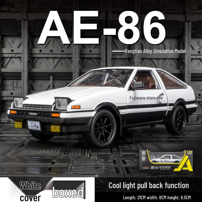 

Jianyuan 2407A-2 AE86 Гора Акина Initial D Модель спортивного автомобиля из сплава, украшение