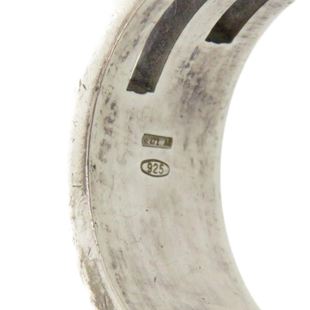 Used AUTHENTIC GUCCI Cutout GRing Silver Silver925 #11(JP Size)