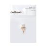 Gold & Silver Bow Heart Zircon Rhinestone Nail Art Jewelry