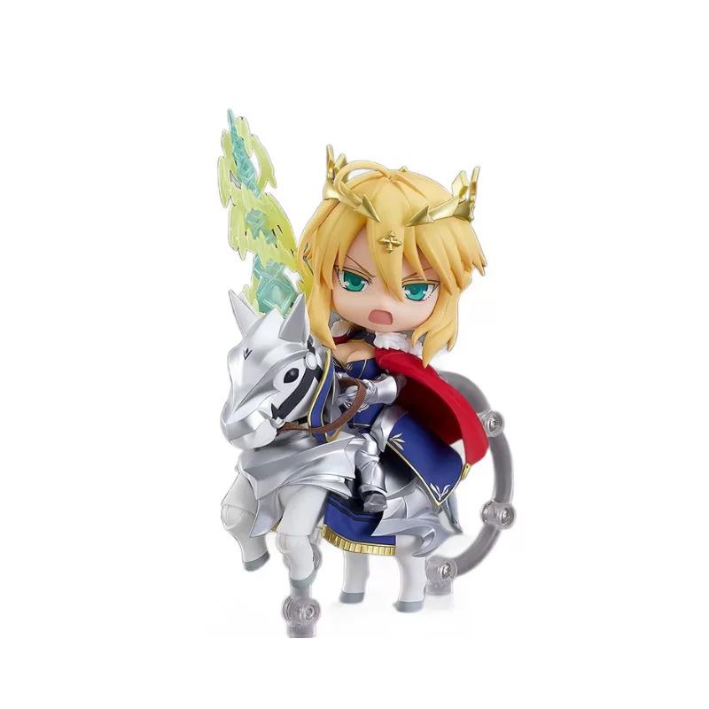 

Q Version Gsc Nendoroid Artoria Action Figures Cartoon Anime Desktop Ornament Model Toy Doll Collect Decoration Surprise Gifts