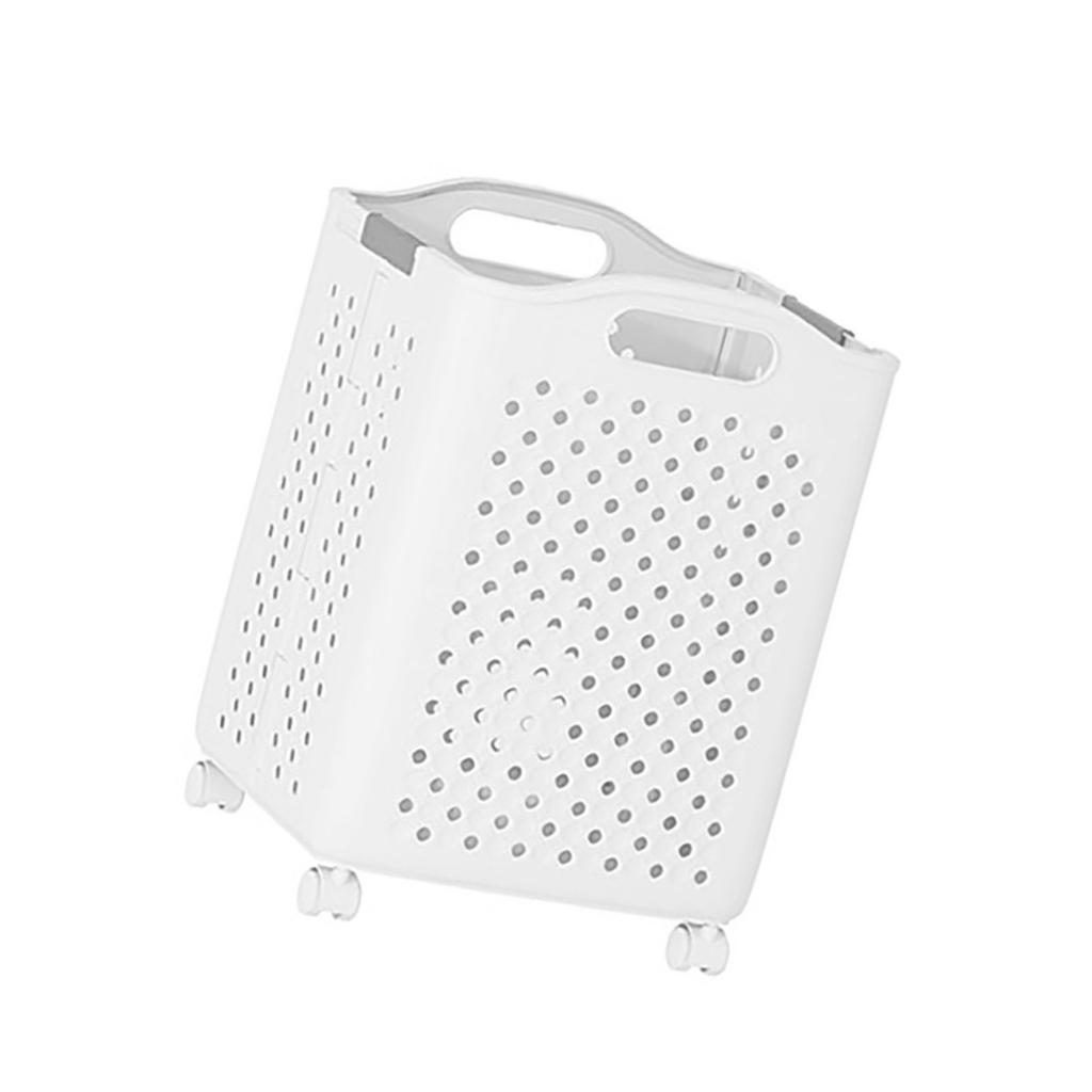 Multipurpose Portable Laundry Hamper with 4 Wheels Folding Clothes Storage Solution for Efficient Home Organization