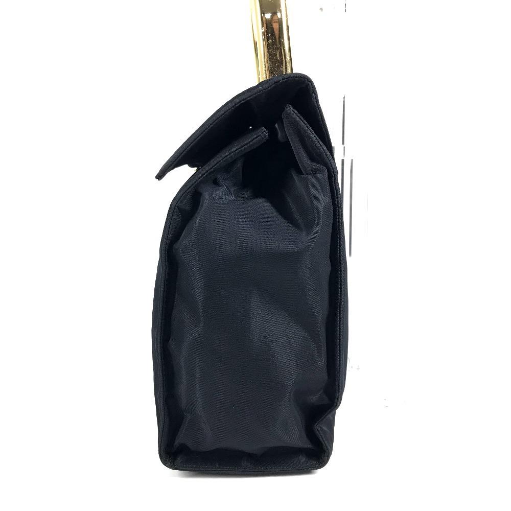 PRADA Big logo triangle logo plate Tote bag with metal handle and flap Hand Bag