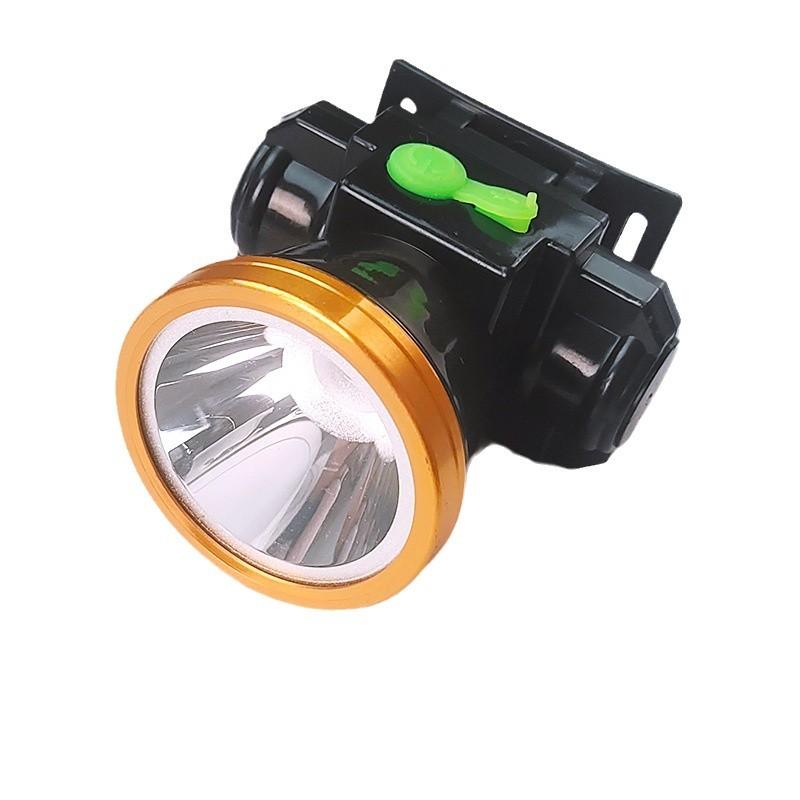 LED strong light headlight outdoor charging night fishing camouflage waterproof headlight