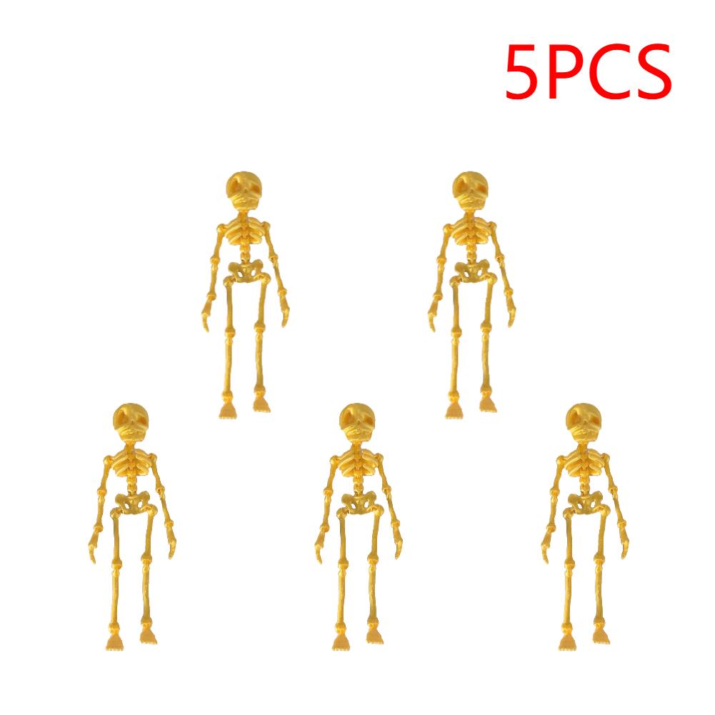 2/5PCS Skeleton Fridge Magnets 3D Printed Magnetic Skull Fridge Magnets Skull Fridge Kitchen OfficeHalloween Funny Decoration