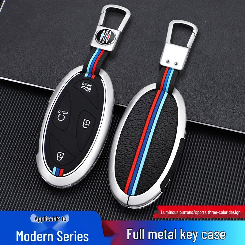2024 Hyundai Sonata 11. Generation & Ioniq 6 Schlüsselhülle mit Legierungs-Schlüsselanhänger