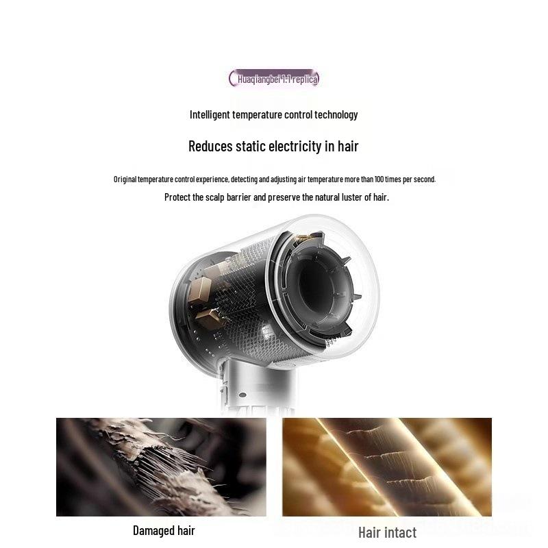 Certainson Hollow Leafless Haartrockner mit Negativ-Ionen und 3 Luftstromstufen für Salon- und Heimgebrauch