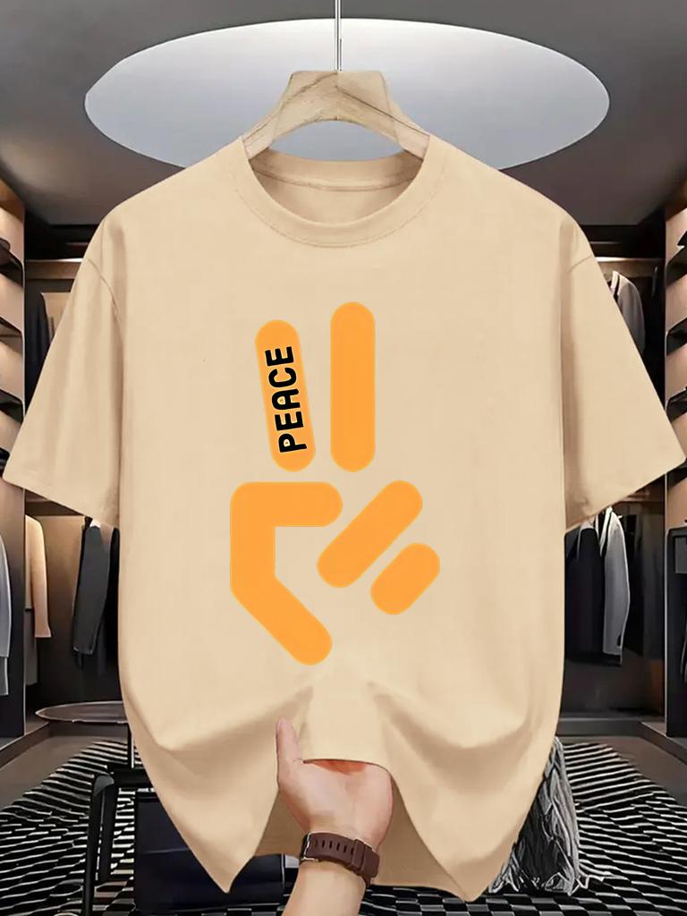 2026 Summer New Style Unisexs Pure Cotton TShirt Street Casual Fashion Soft and Comfortable Simple Letter Pattern Print