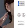 2024 Min Yue S925 Sterling Silver Pearl Stud Earrings for Women: Elegant and Simple High-End Jewelry