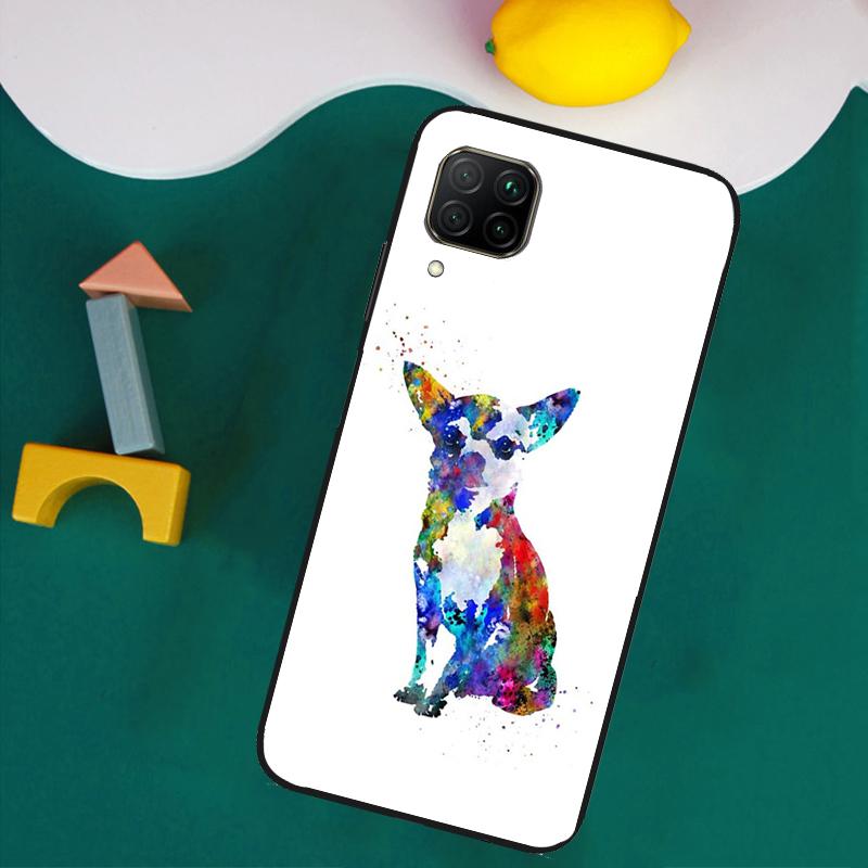 

Chihuahua Face Floral Dog For Huawei Nova 9 10 SE 8i 11i 12i 12s Y60 Y61 Y70 Y90 Y72 Y73 Y91 P60 Pro P40 P30 Lite Case Huawei Nova 11i