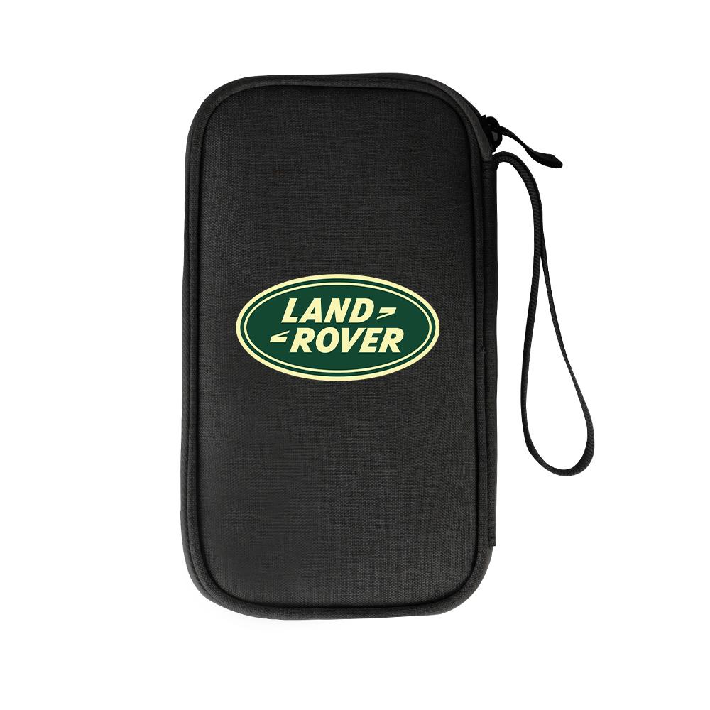 

Сумка для хранения ключей от машины, телефона, кабеля для передачи данных, многофункциональный автостайлинг для Land Rover SVR Discovery Freelander 3 SVR L320 L330 Evoque Defender Range Rover L чёрный