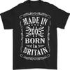 Born In Great Britain Men's 20th Birthday T-Shirt 100% Cotton