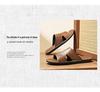 Men's Summer British Style Sandals: Single Strap Non-slip Beach and Outdoor Casual Slippers, Large Size