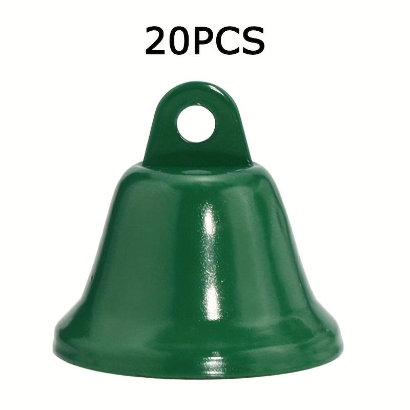 

WTEMPO 20 шт. 38 мм Ретро Декоративные Колокольчики Креативные DIY Толстые Колокольчики с Громким и Чистым Звуком Домашние Украшения Подвески Идеально подходят для Рождества 20pcs зелёный