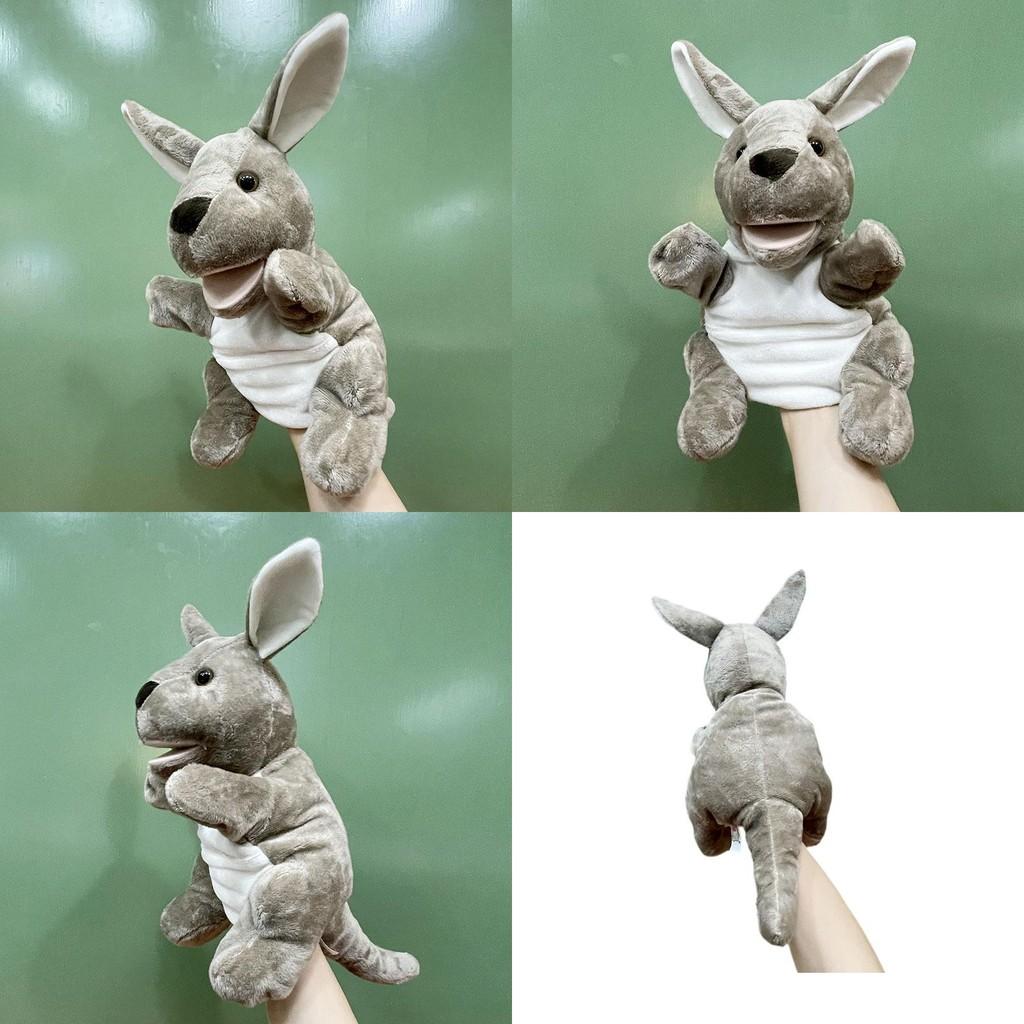 Plush Kangaroo Toy Hand Puppets Kindergarten Children Comforting Souvenirs Dolls
