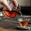 Japanese 180ml Irregular shaped Fair Cup High Borosilicate Heat-resistant Glass Tea Dispenser Chahai Kung Fu Tea Set