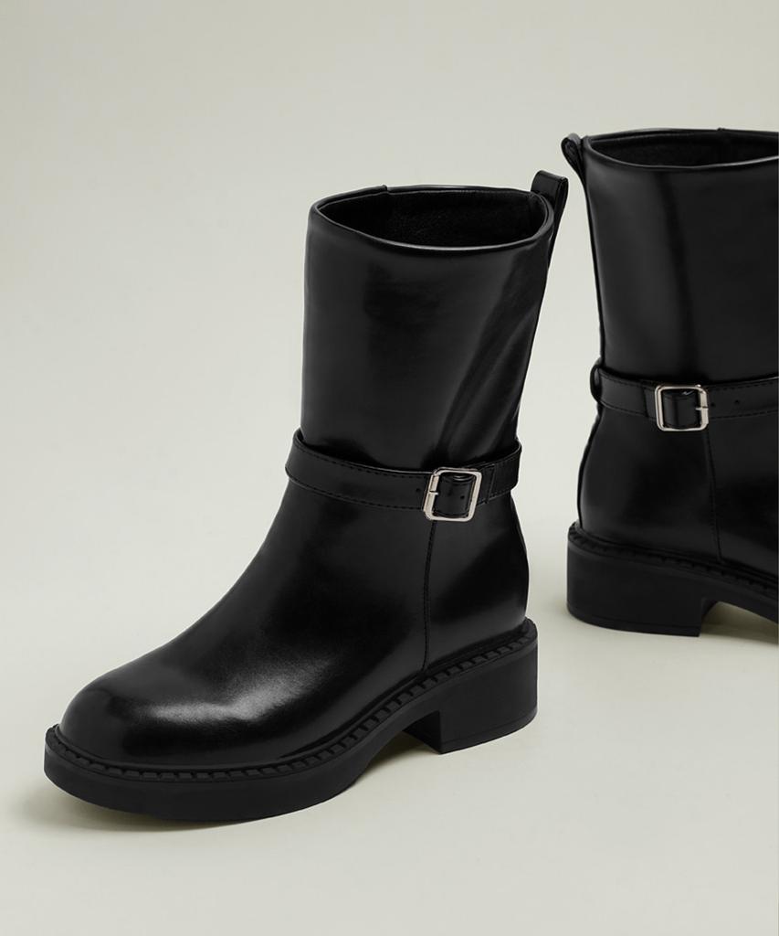 Chaakan Logan Platform Biker Boots Bsltr4G846